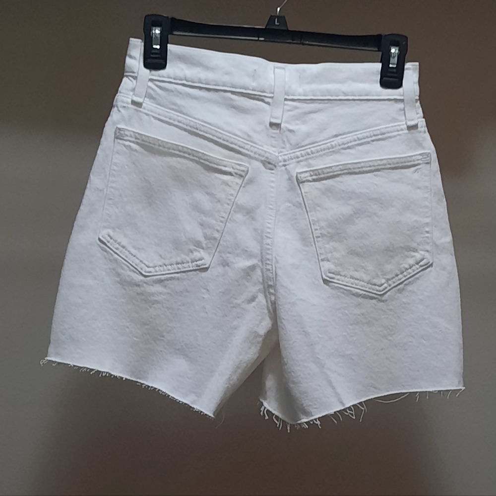Madewell White Jean Shorts with Magic Pockets - Picture 5 of 16
